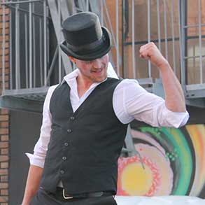 A burlesque performance in San Francisco