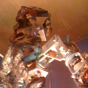 Carl Pisaturo's articulated kinetic robot sculpture